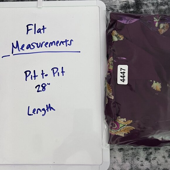 FIGS AND FLOWERS Estilo Floral Boho Embroidered Peasant Blouse Button Top 3x - Picture 8 of 8